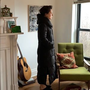 Full length puffer coat